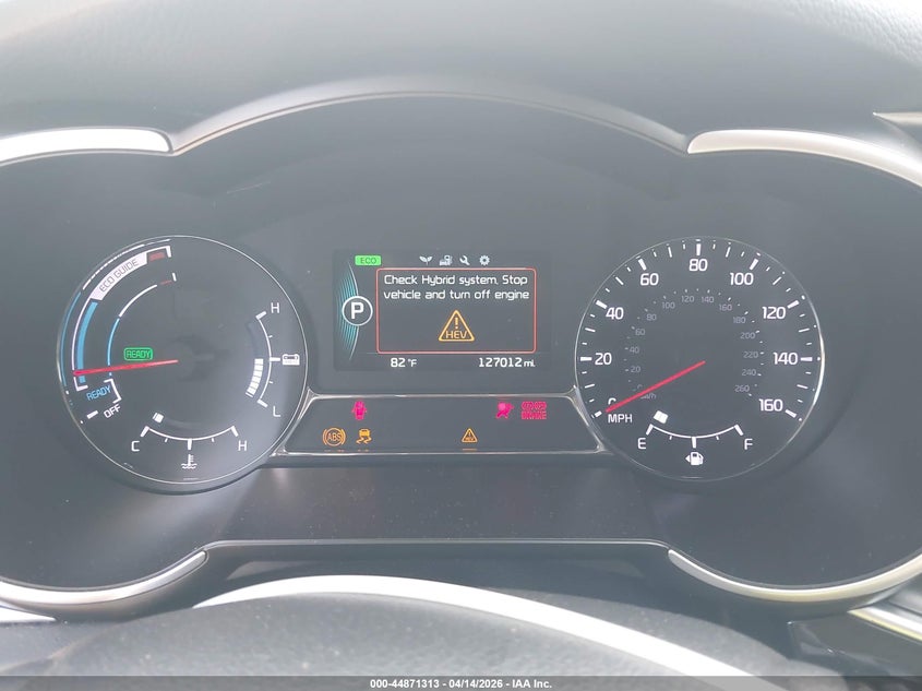 2014 Kia Optima Hybrid Ex VIN: KNAGN4AD5E5062509 Lot: 44871313