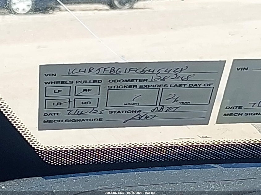 2015 Jeep Grand Cherokee Limited VIN: 1C4RJFBG1FC845478 Lot: 44871337