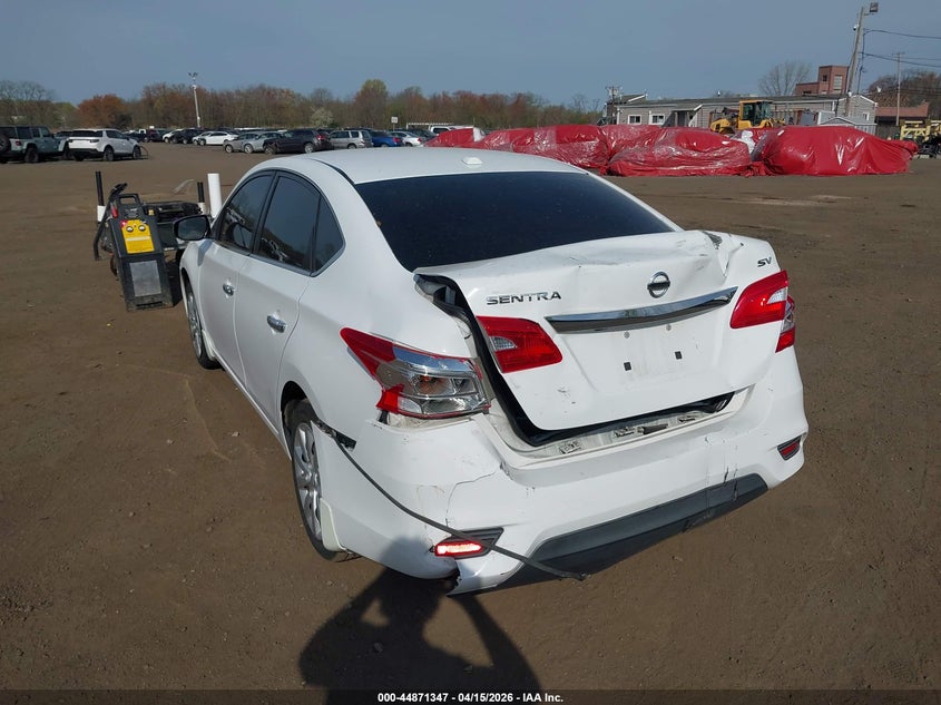 2017 Nissan Sentra Sv VIN: 3N1AB7AP0HY346802 Lot: 44871347