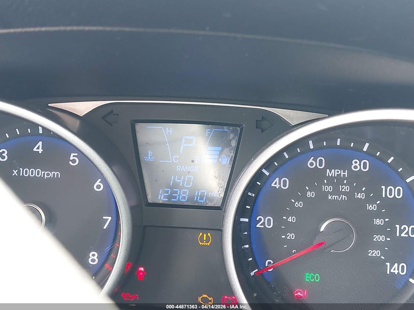 2014 Hyundai Tucson Se VIN: KM8JUCAG9EU846886 Lot: 44871363