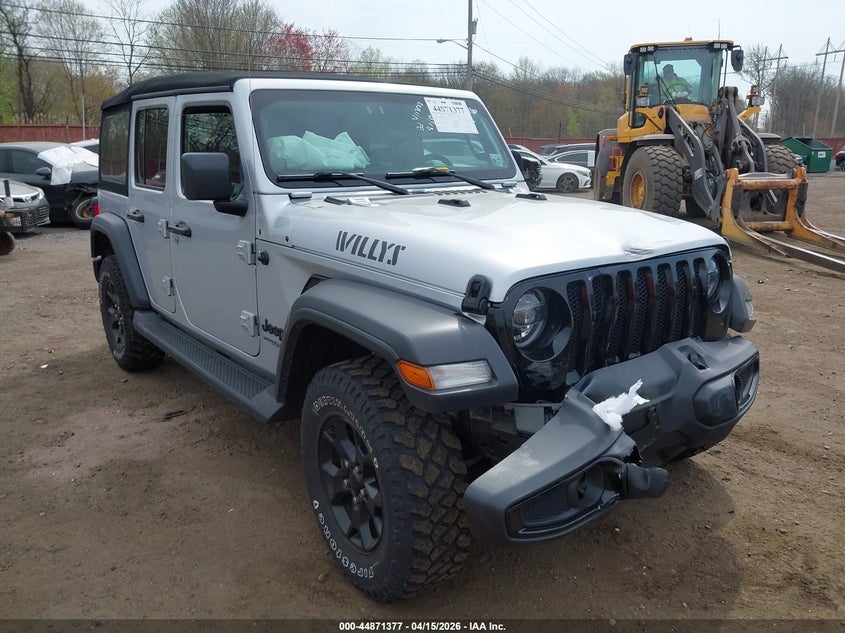 2022 Jeep Wrangler Unlimited Willys 4X4 VIN: 1C4HJXDN1NW272656 Lot: 44871377