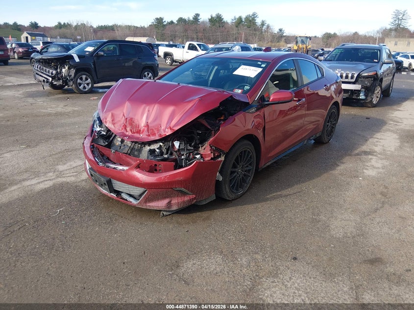 Vin: 1g1rc6s58ju136373, lot: 45368721, chevrolet volt lt 20182