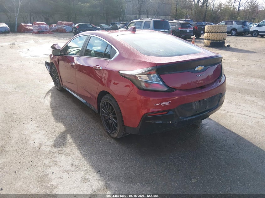 Vin: 1g1rc6s58ju136373, lot: 45368721, chevrolet volt lt 20183