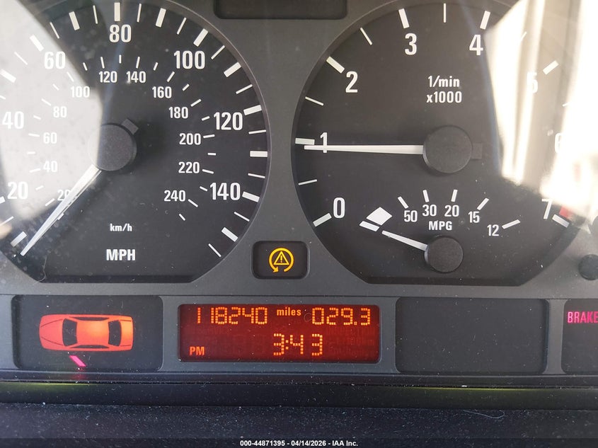 2001 BMW 325I VIN: WBAAV33451EE25031 Lot: 44871395