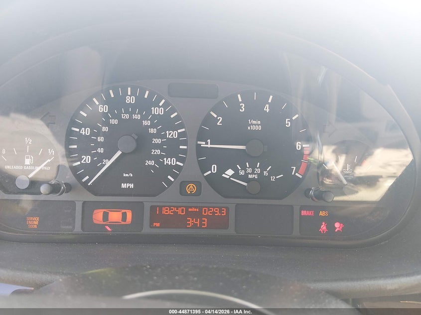 2001 BMW 325I VIN: WBAAV33451EE25031 Lot: 44871395