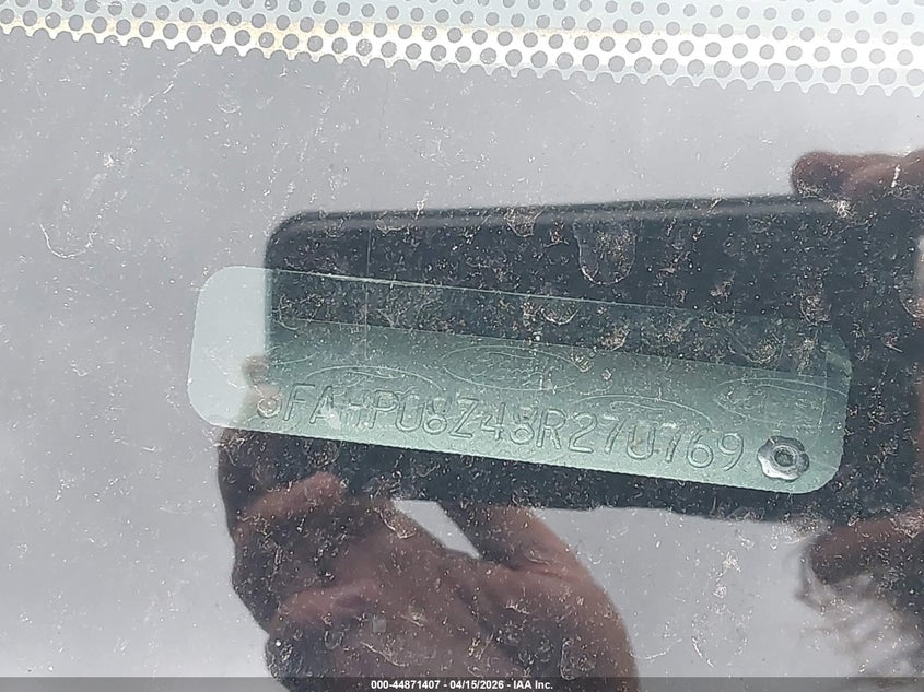 2008 Ford Fusion Sel VIN: 3FAHP08Z48R270769 Lot: 44871407