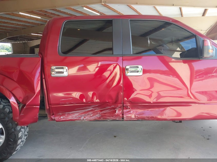 2013 Ford F-150 5.0 Lariat Red Lot 111044871443 Vin 1FTFW1EF9DFB41518