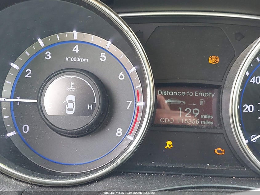 2011 Hyundai Sonata Gls VIN: 5NPEB4AC2BH177252 Lot: 44871455