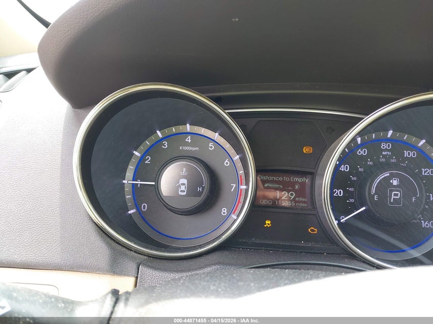 2011 Hyundai Sonata Gls VIN: 5NPEB4AC2BH177252 Lot: 44871455