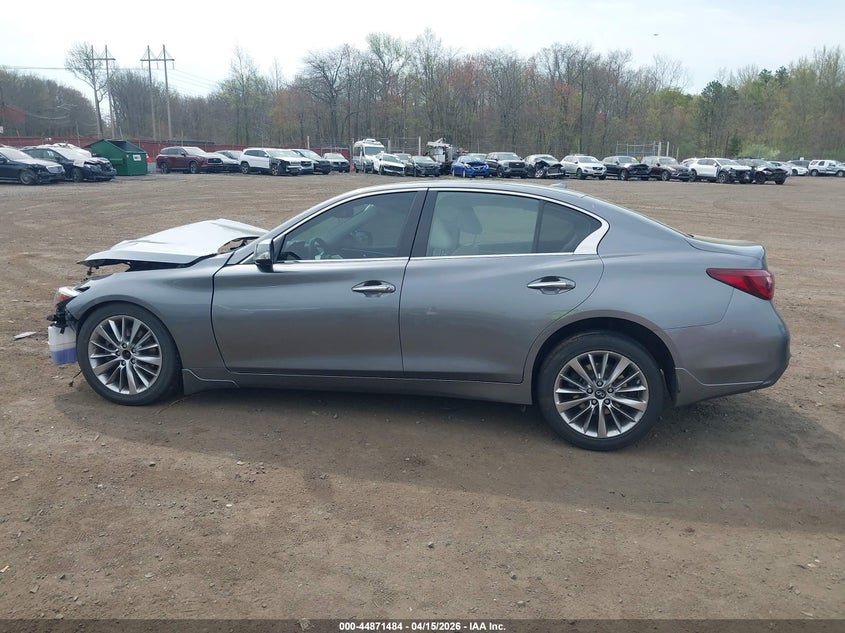 2018 Infiniti Q50 3.0T Luxe VIN: JN1EV7AR3JM436495 Lot: 44871484