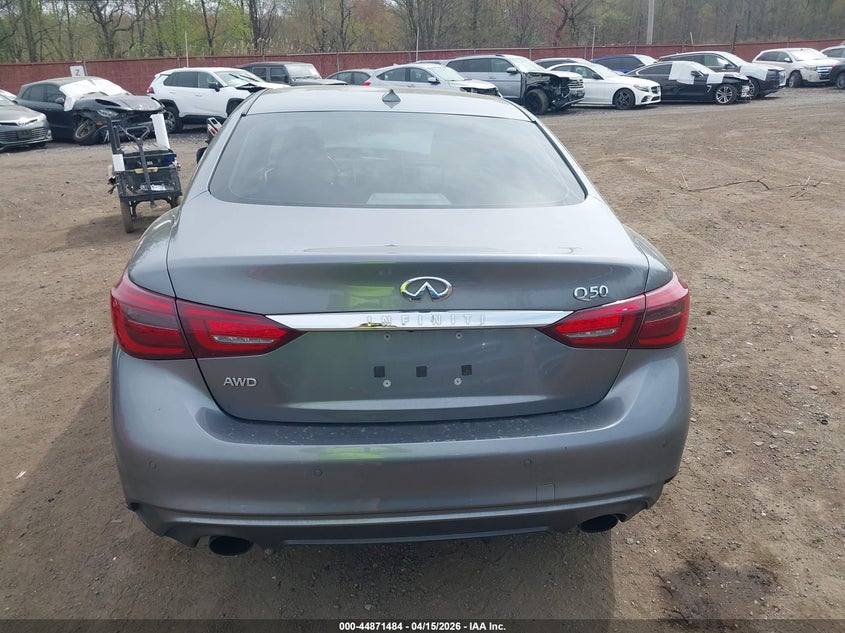 2018 Infiniti Q50 3.0T Luxe VIN: JN1EV7AR3JM436495 Lot: 44871484