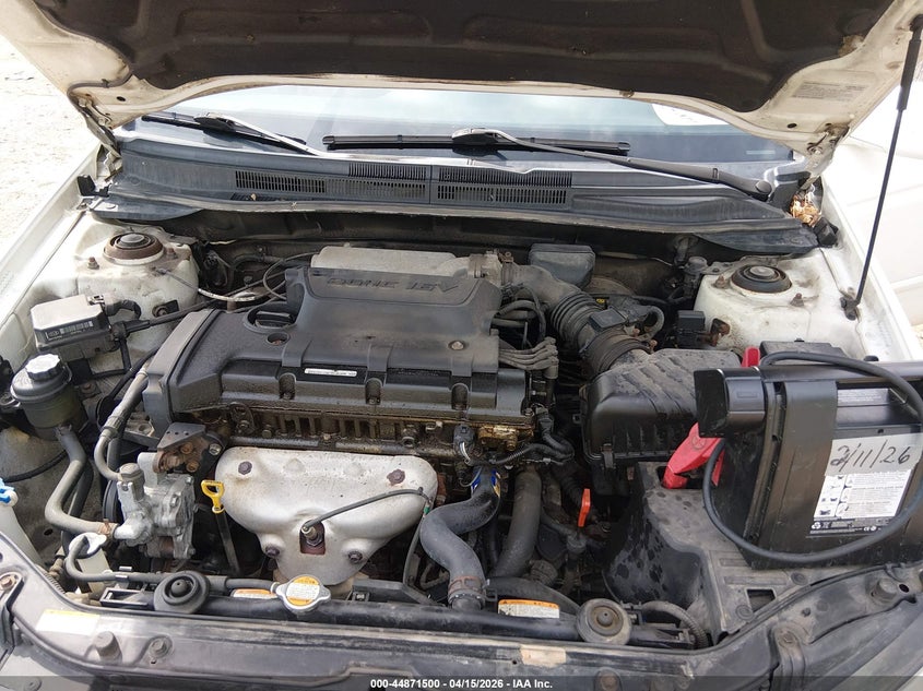 2007 Kia Spectra Ex VIN: KNAFE121075412873 Lot: 44871500