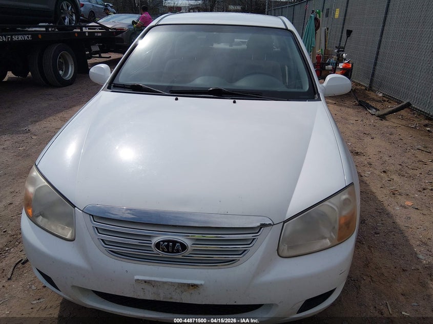 2007 Kia Spectra Ex VIN: KNAFE121075412873 Lot: 44871500