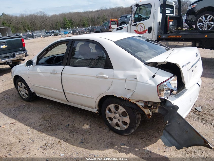 2007 Kia Spectra Ex VIN: KNAFE121075412873 Lot: 44871500