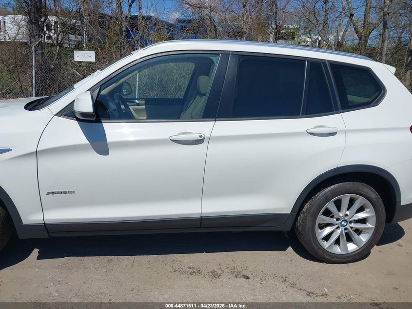 2015 BMW X3 xDrive28I VIN: 5UXWX9C55F0D61025 Lot: 44871511