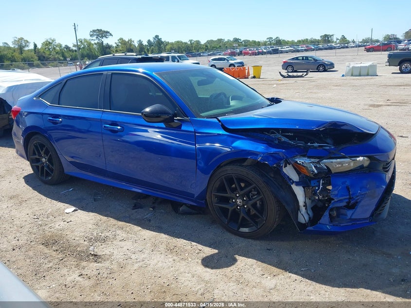 2024 Honda Civic 2.0 Sport Blue Lot 111044871533 Vin 2HGFE2F57RH519633
