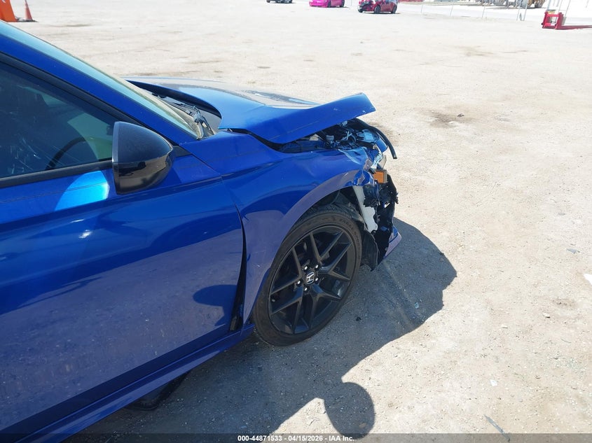 2024 Honda Civic 2.0 Sport Blue Lot 111044871533 Vin 2HGFE2F57RH519633