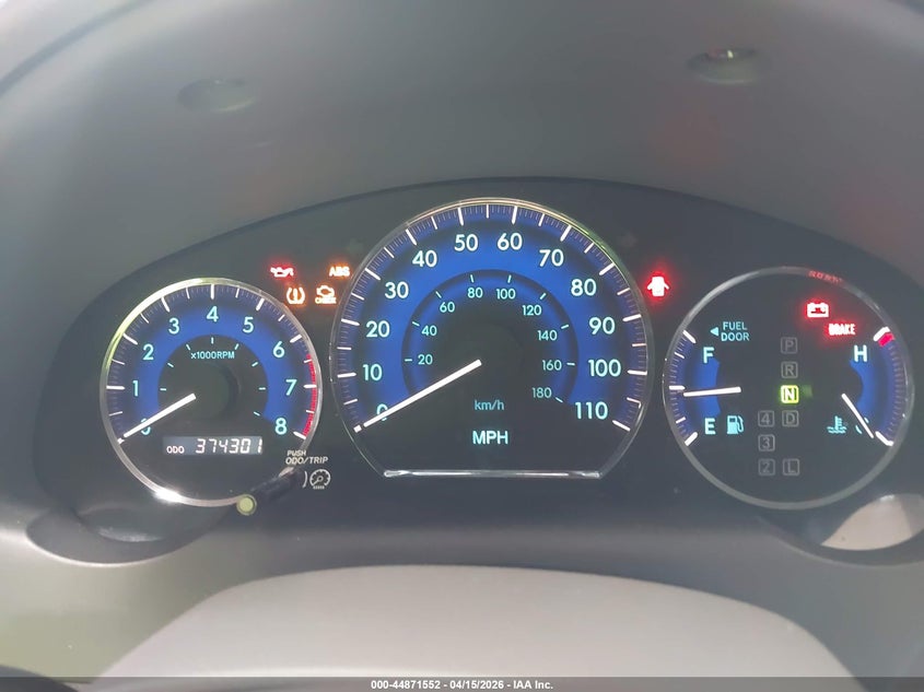 2010 Toyota Sienna Le VIN: 5TDKK4CC4AS322929 Lot: 44871552