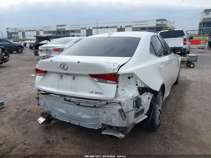 2019 Lexus Is 2.0 Is 300 white Lot 111044871573 Vin JTHBA1D21K5084521