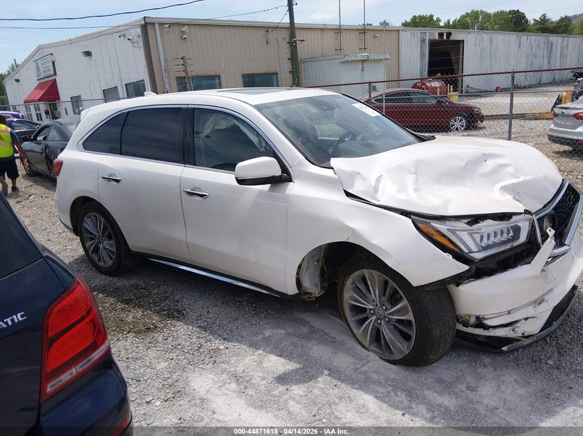 2017 Acura Mdx Technology Package VIN: 5J8YD4H59HL004039 Lot: 44871618