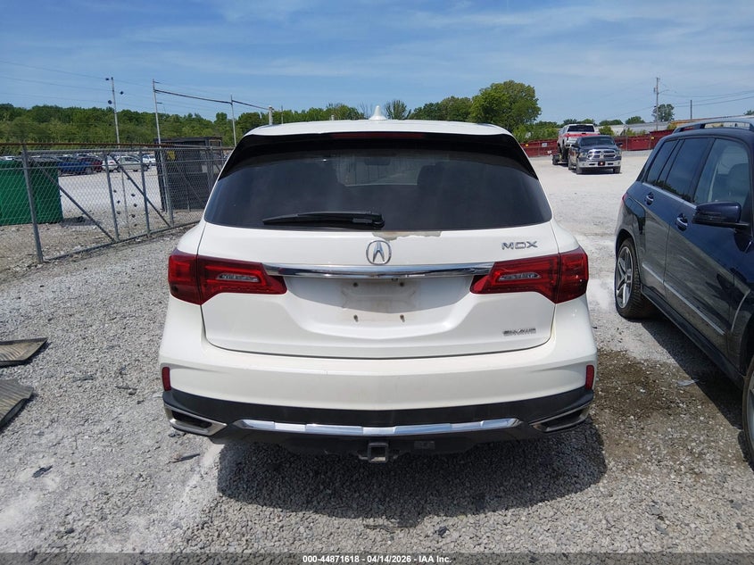 2017 Acura Mdx Technology Package VIN: 5J8YD4H59HL004039 Lot: 44871618