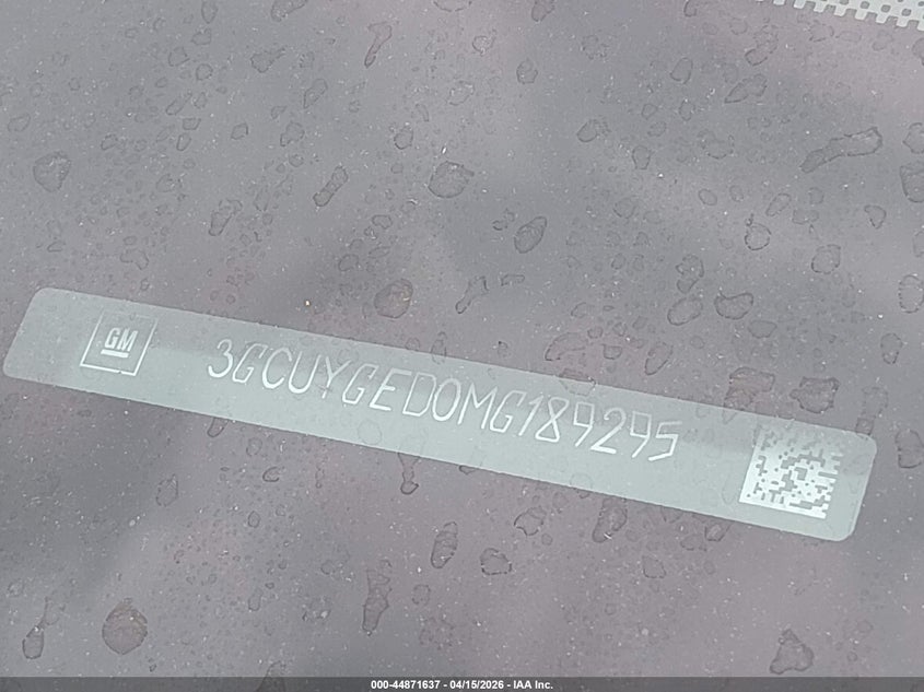 2021 Chevrolet Silverado 1500 4Wd Short Bed Ltz VIN: 3GCUYGED0MG189295 Lot: 44871637