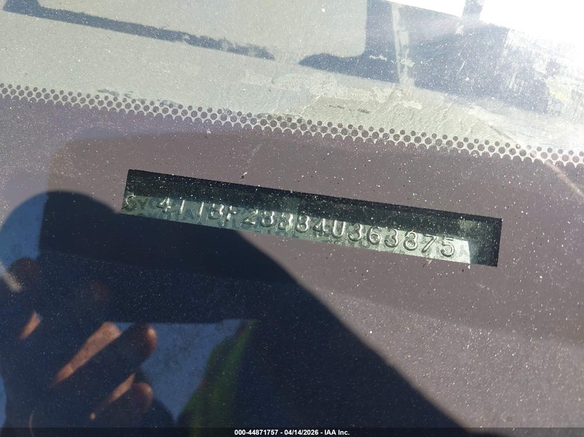 2004 Toyota Avalon Xls VIN: 4T1BF28B84U363875 Lot: 44871757