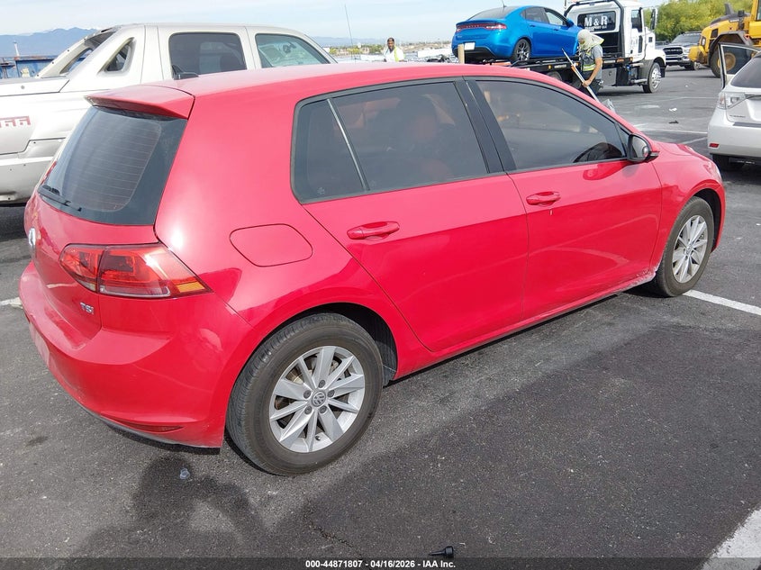 2015 Volkswagen Golf Tsi S 4-Door