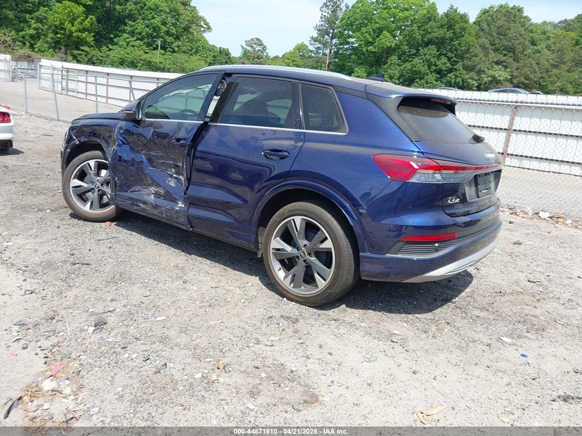 Vin: wa1h2bfz0np050405, lot: 45369241, audi q4 e-tron premium plus 50 quattro 20223