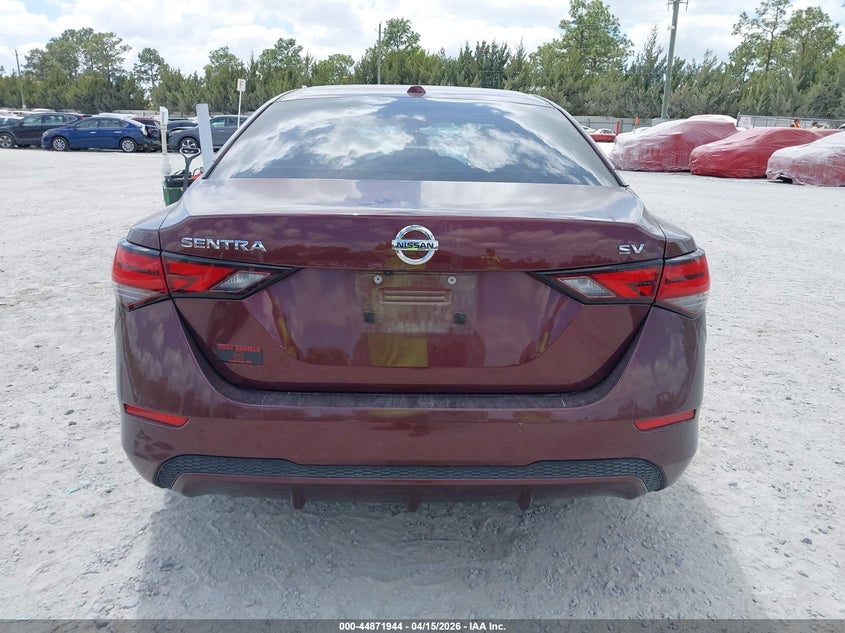 2023 Nissan Sentra Sv Xtronic Cvt VIN: 3N1AB8CV7PY291295 Lot: 44871944