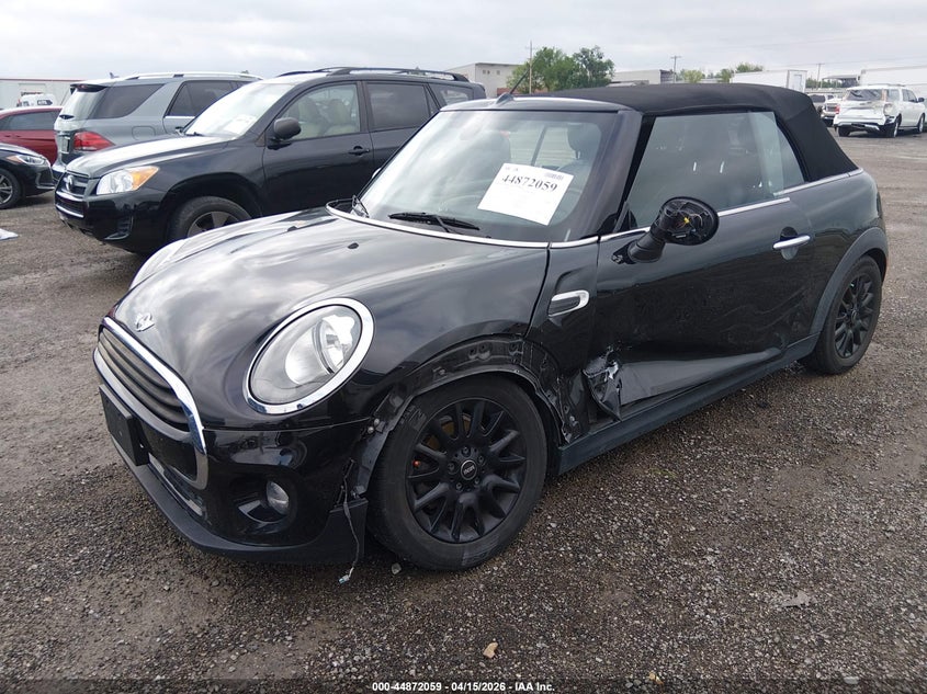 Vin: wmwwg5c50g3c18975, lot: 45369390, mini convertible cooper 20162