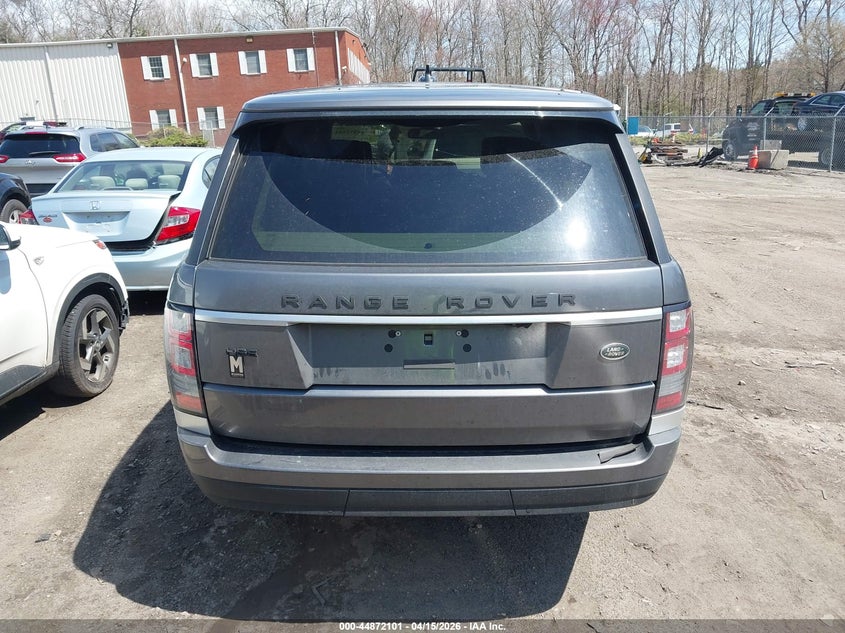 2016 Land Rover Range Rover 3.0L V6 Supercharged Hse VIN: SALGS2VF2GA270989 Lot: 44872101