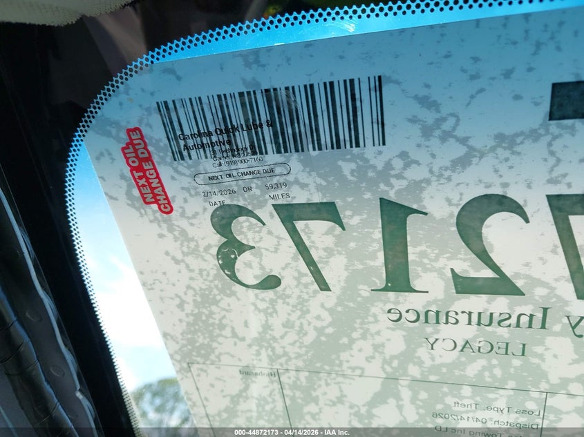 2019 Subaru Legacy 2.5I Limited VIN: 4S3BNAN69K3004871 Lot: 44872173