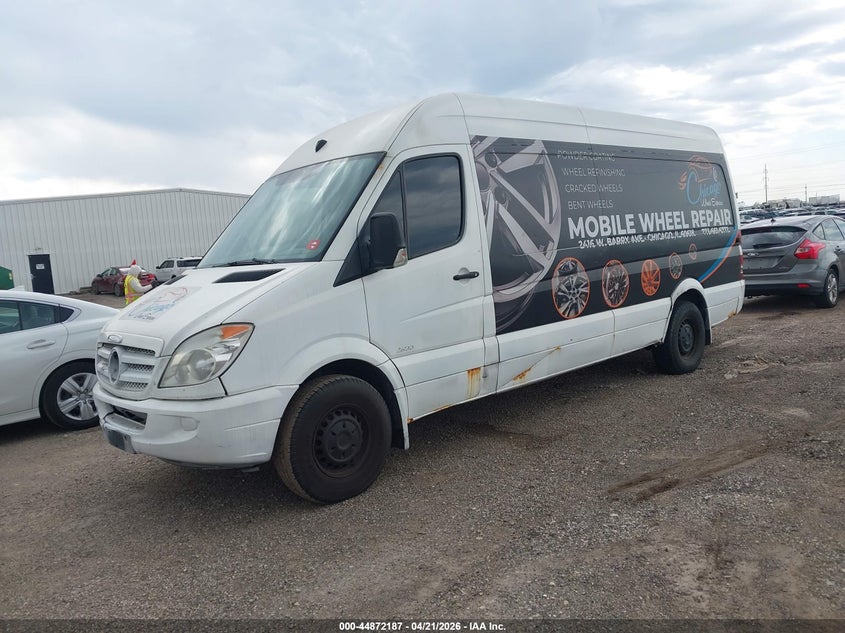 Vin: wdype8cc2a5430500, lot: 45369518, freightliner sprinter 2500 20102