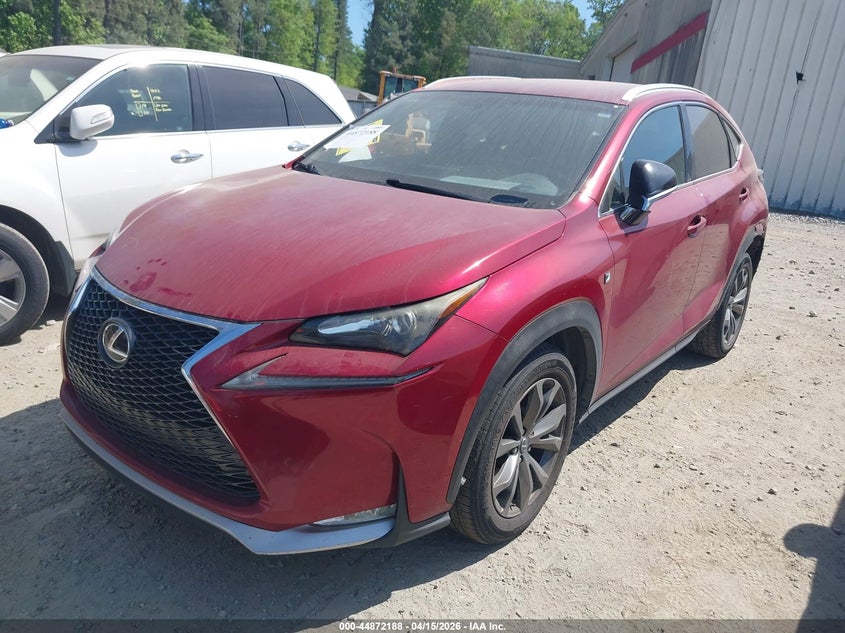 Vin: jtjyarbz5g2028954, lot: 45369519, lexus nx 200t f sport 20162