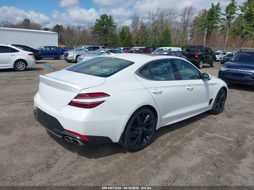 Vin: kmtg34ta2pu109291, lot: 45369561, genesis g70 2.0t awd 20234