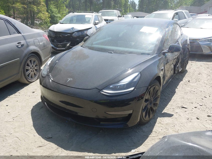 2021 Tesla Model 3 Standard Range Plus Rear-Wheel Drive black Lot 111044872240 Vin 5YJ3E1EA5MF986820