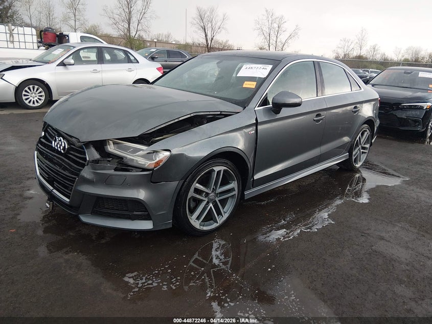 2017 Audi A3 2.0 2.0t Premium Grey Lot 111044872246 Vin WAUJ8GFF3H1050623