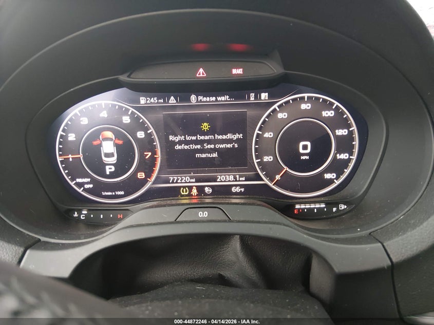 2017 Audi A3 2.0T Premium VIN: WAUJ8GFF3H1050623 Lot: 44872246