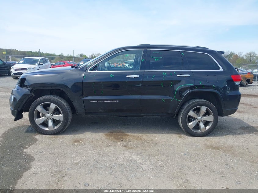 2014 Jeep Grand Cherokee Overland VIN: 1C4RJFCG9EC181136 Lot: 44872247