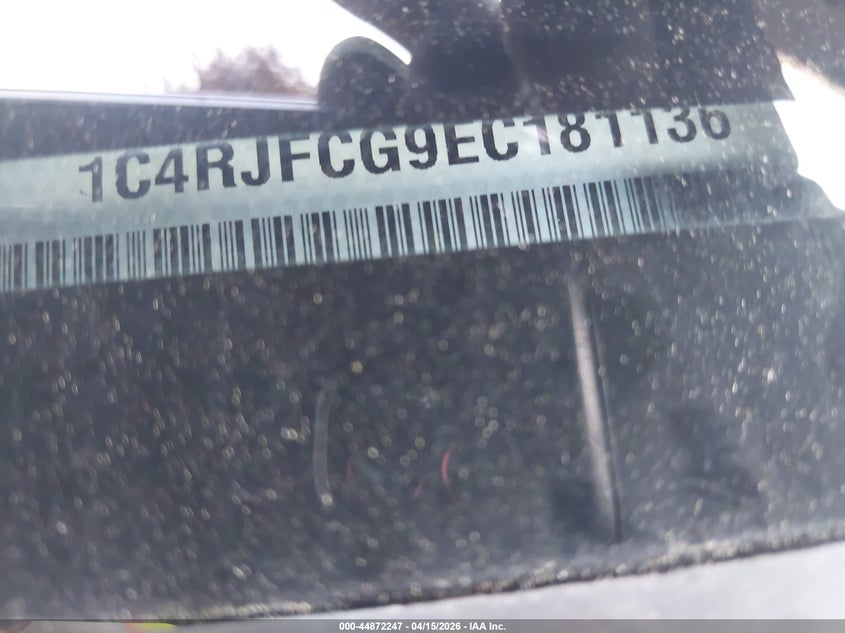 2014 Jeep Grand Cherokee Overland VIN: 1C4RJFCG9EC181136 Lot: 44872247