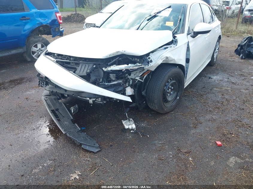 2026 Honda Civic 2.0 Lx white Lot 111044872259 Vin 2HGFE2F27TH552046