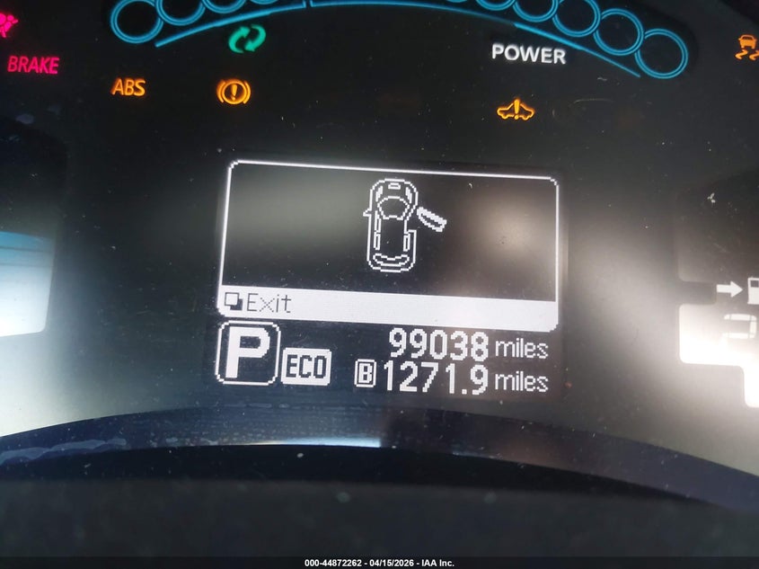 2015 Nissan Leaf S VIN: 1N4AZ0CP4FC312208 Lot: 44872262