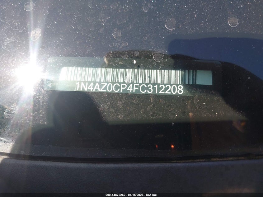 2015 Nissan Leaf S VIN: 1N4AZ0CP4FC312208 Lot: 44872262