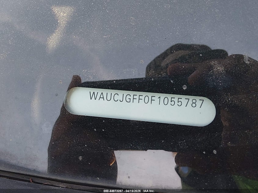 2015 Audi A3 2.0 Tdi Premium VIN: WAUCJGFF0F1055787 Lot: 44872287