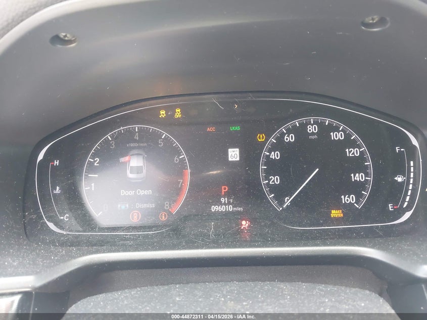 2019 Honda Accord Sport VIN: 1HGCV1F38KA170207 Lot: 44872311