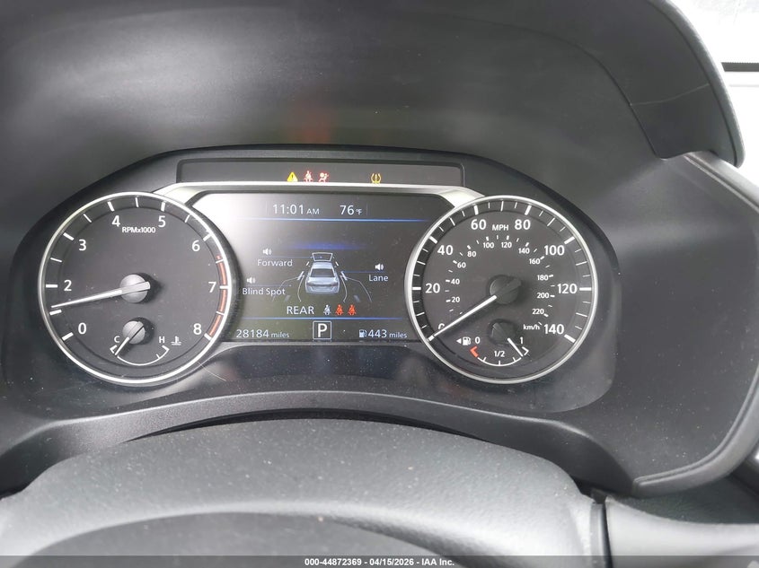 2025 Nissan Altima Sv Fwd VIN: 1N4BL4DV2SN307890 Lot: 44872369