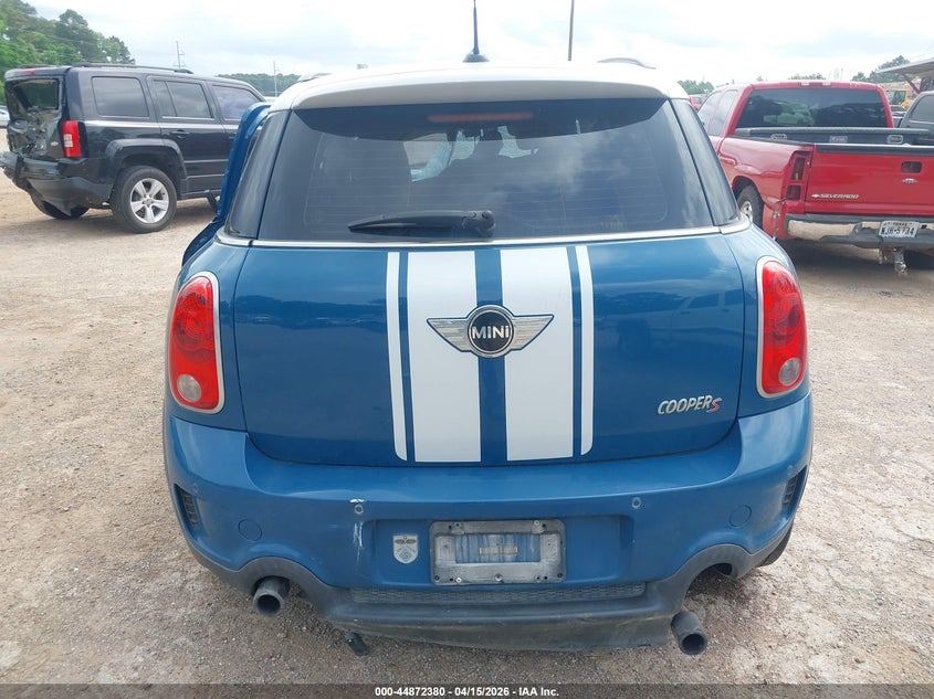 2012 Mini Cooper S Countryman VIN: WMWZC3C57CWM26290 Lot: 44872380