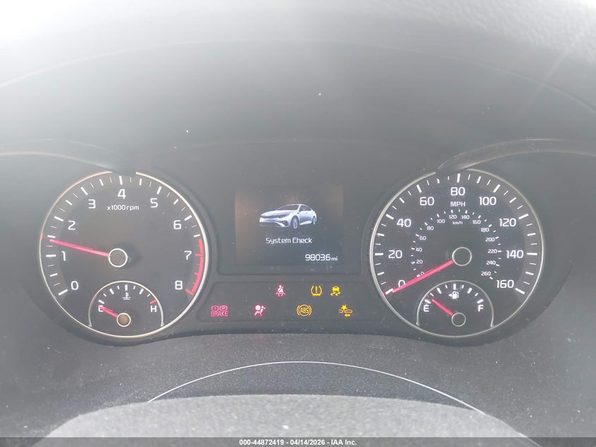 2019 Kia Optima Lx VIN: 5XXGT4L32KG339654 Lot: 44872419