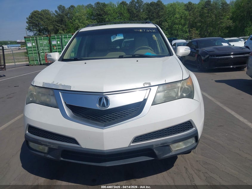 2012 Acura Mdx Technology Package VIN: 2HNYD2H36CH510767 Lot: 44872420